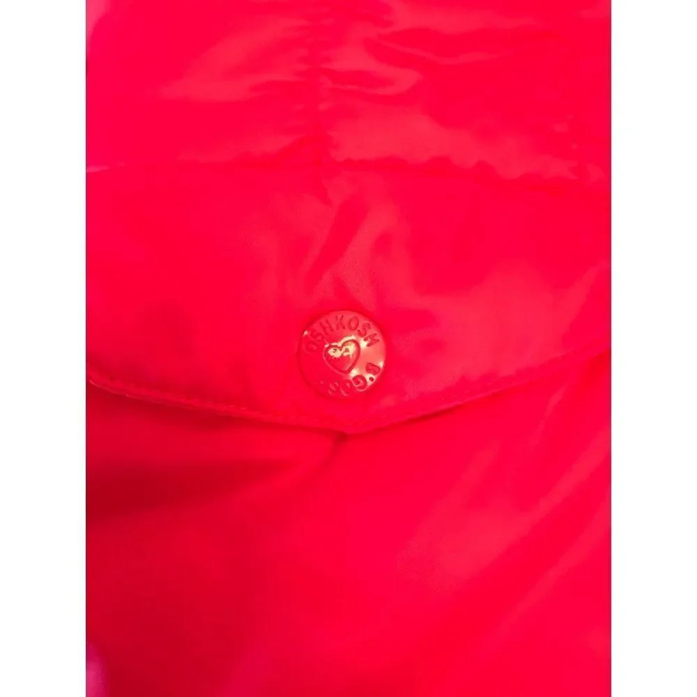 Oshkosh pink puffer winter fall jacket kids girls toddler 2T